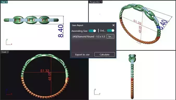Bracelet 3D print model