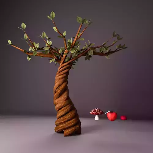 Stylized Spiral Tree