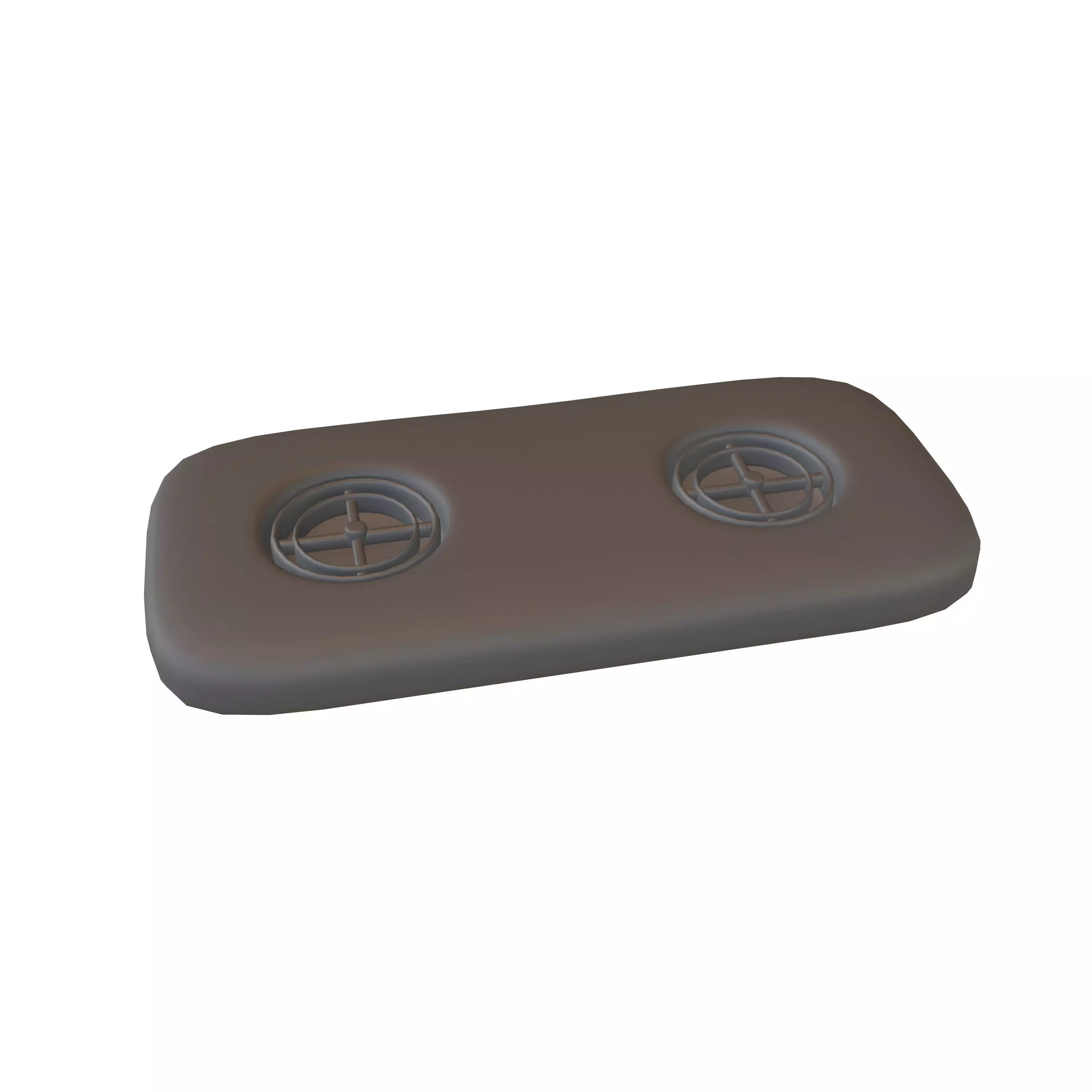 Cartoon Bus Conditioner Vent v1 001 Low-poly 3D model