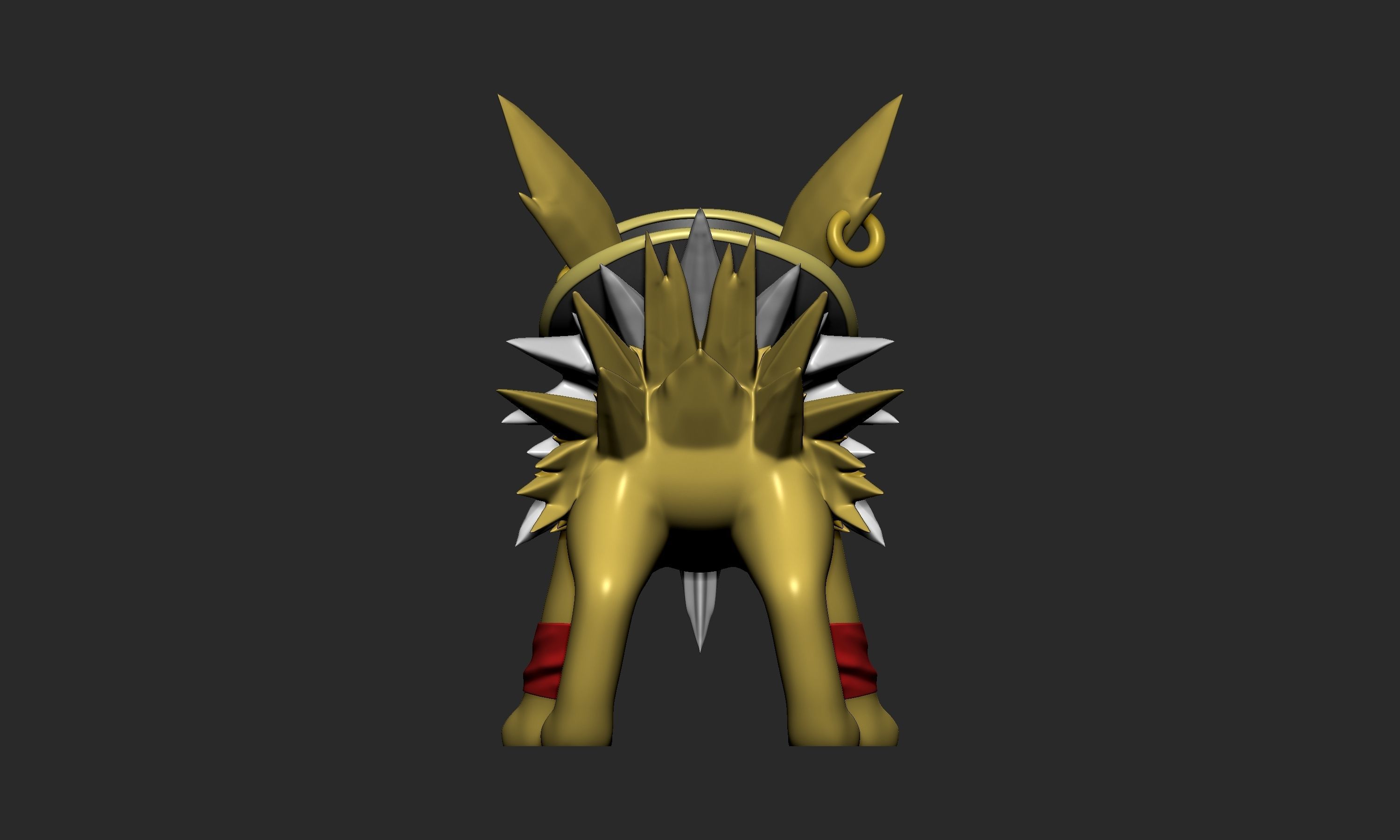 Pokemon - Pirate Jolteon Halloween 3D print model_5