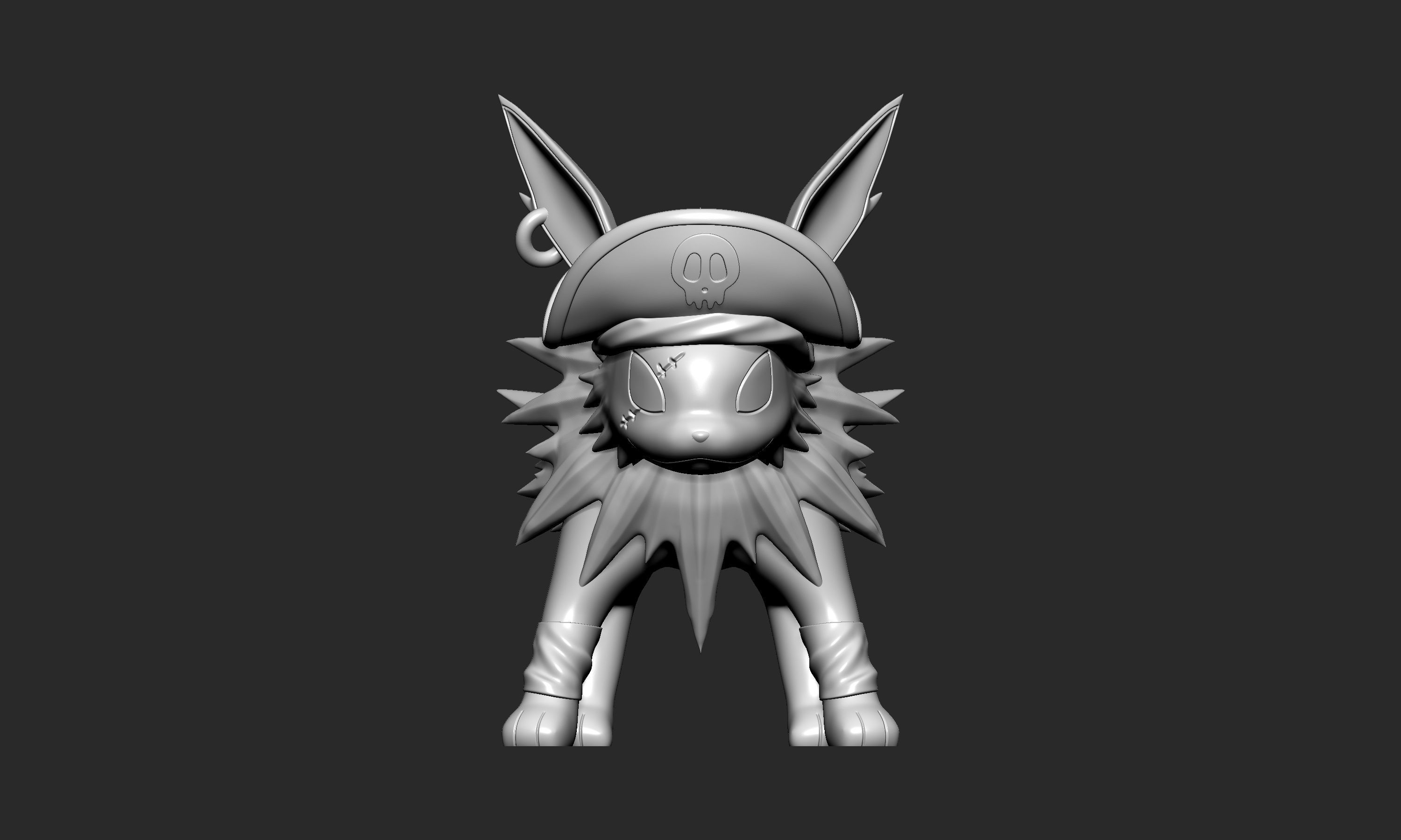 Pokemon - Pirate Jolteon Halloween 3D print model_2