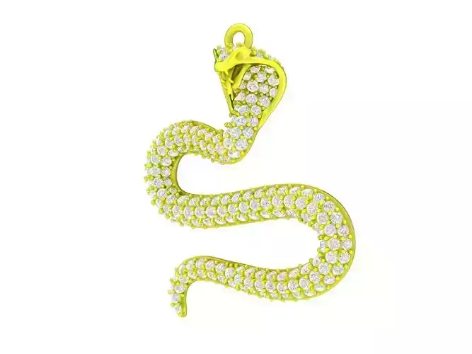 6943 Diamond Snake Croba Pendant