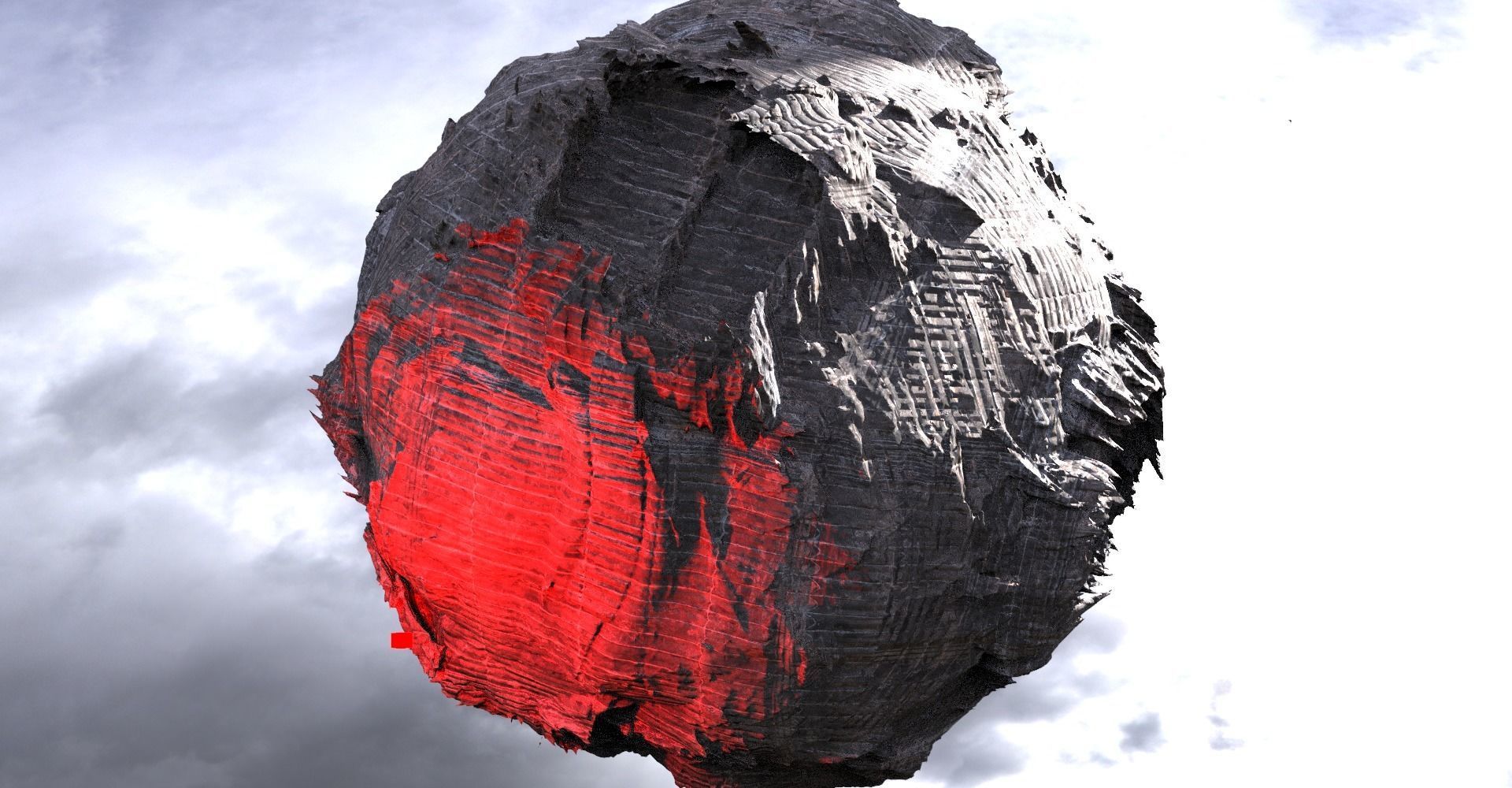 Nordor Dark Moon sculpture 3D model_4