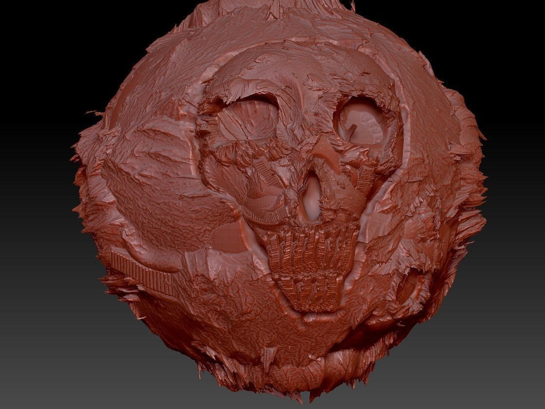 Nordor Dark Moon sculpture 3D model_7