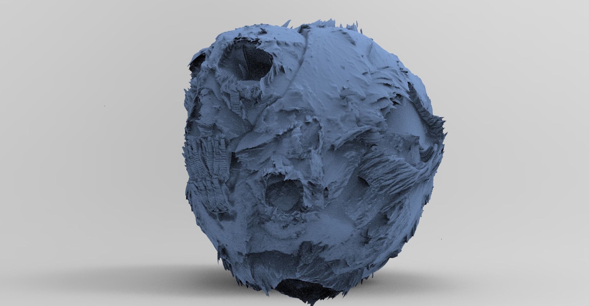 Nordor Dark Moon sculpture 3D model_6