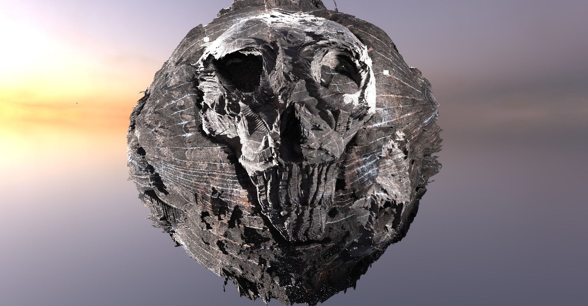 Nordor Dark Moon sculpture 3D model_2