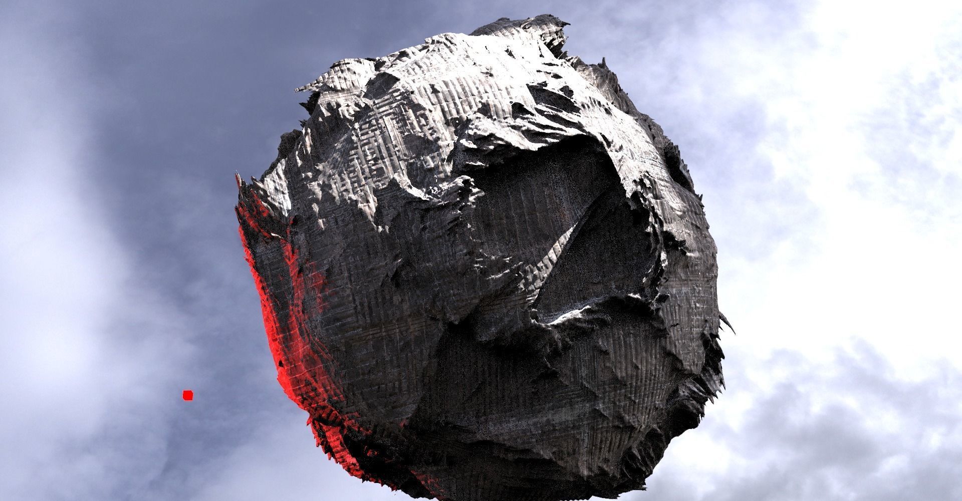 Nordor Dark Moon sculpture 3D model_5