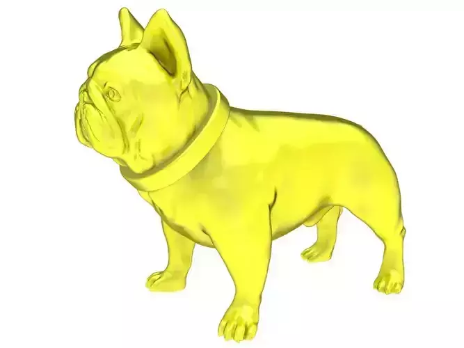 6963 Gold Pull Dog  Pendant