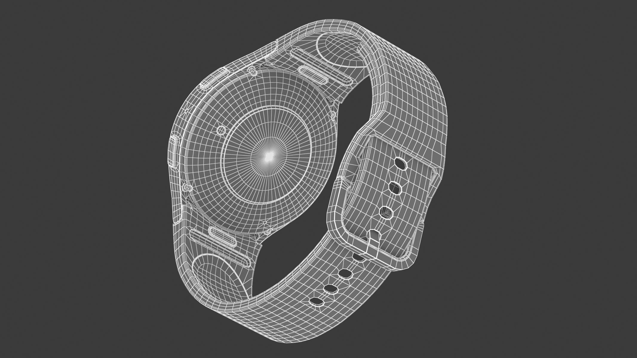 Samsung Galaxy Watch 6 Gray 3D model_14