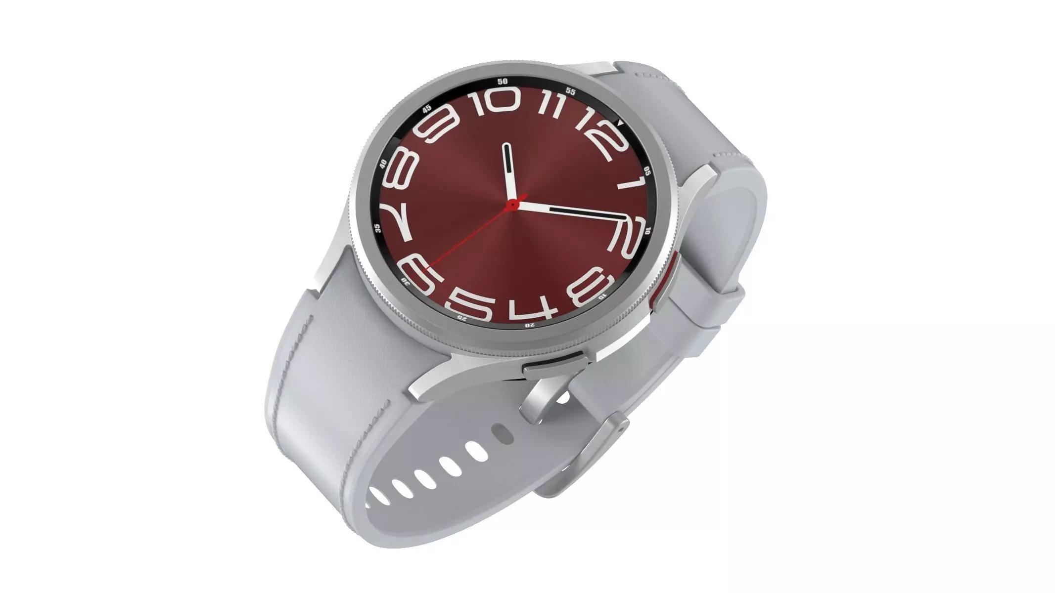 Samsung Galaxy Watch 6 Classic Silver 3D model_0