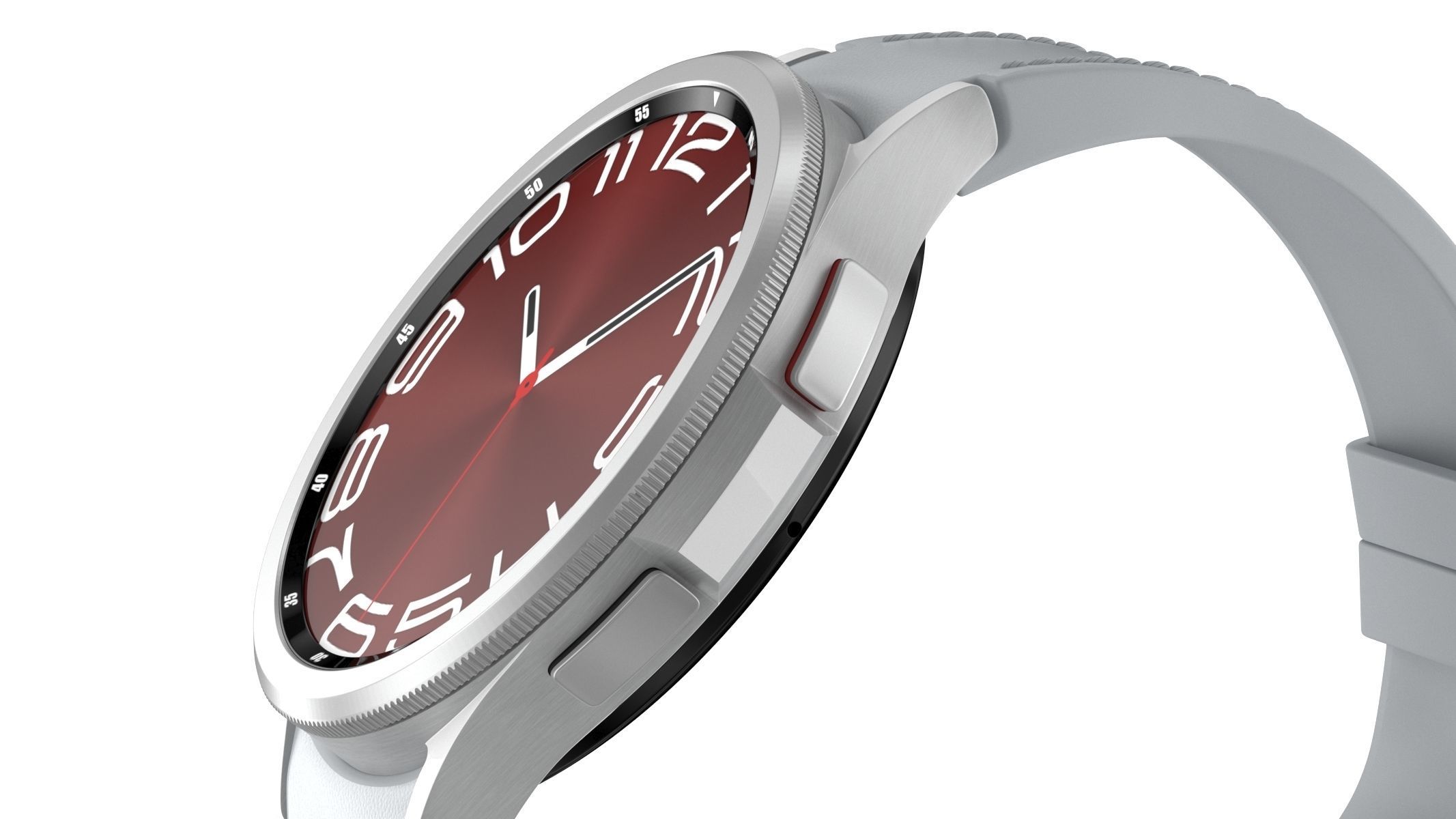 Samsung Galaxy Watch 6 Classic Silver 3D model_6