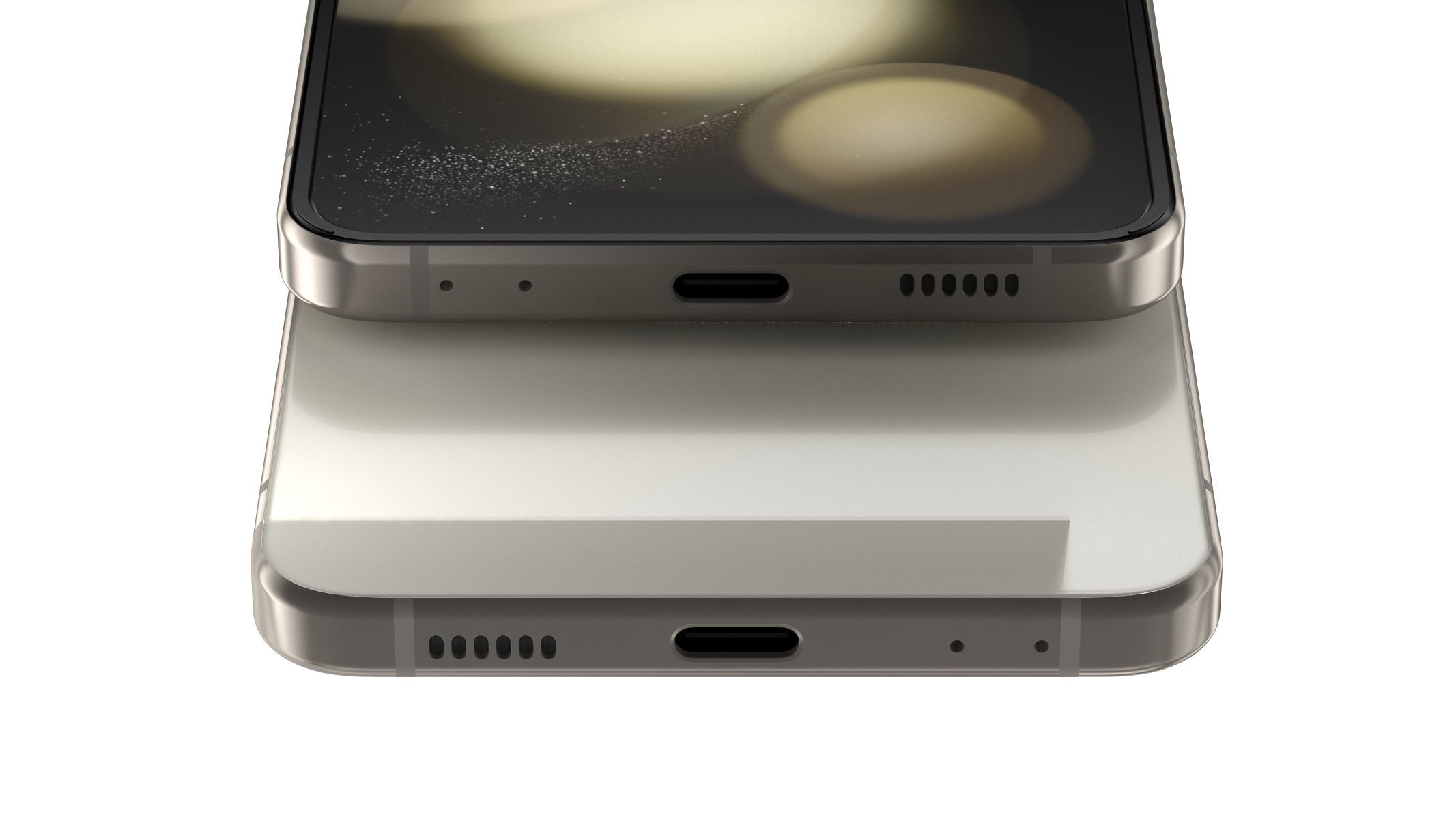 Samsung Galaxy Z Flip 5 Cream 3D model_9