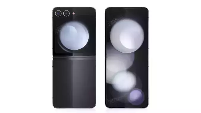 Samsung Galaxy Z Flip 5 Graphite 3D model Samsung Galaxy Z Flip 5 Graphite 3D model