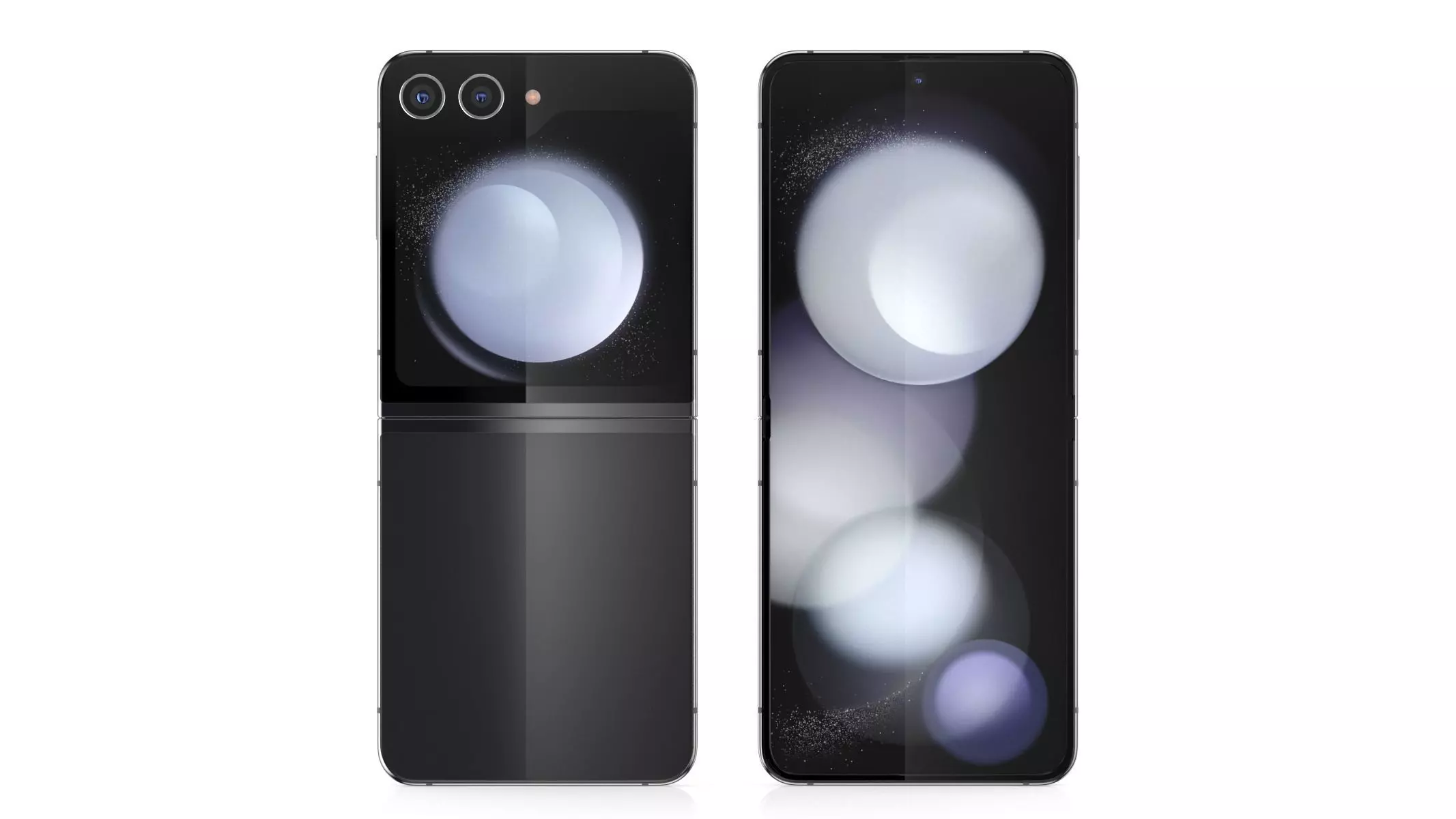 Samsung Galaxy Z Flip 5 Graphite 3D model_0