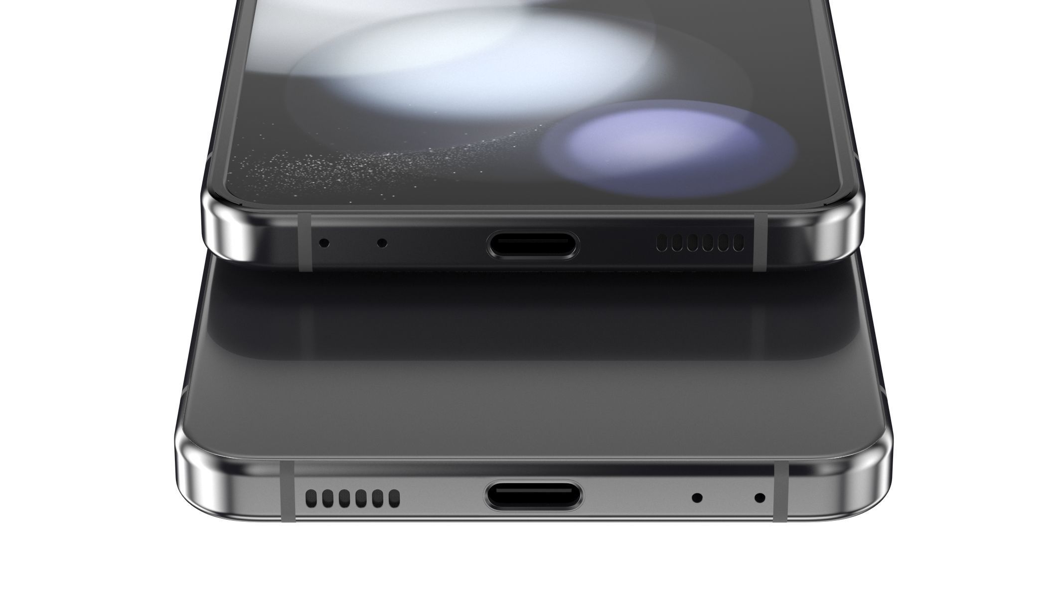 Samsung Galaxy Z Flip 5 Graphite 3D model_9