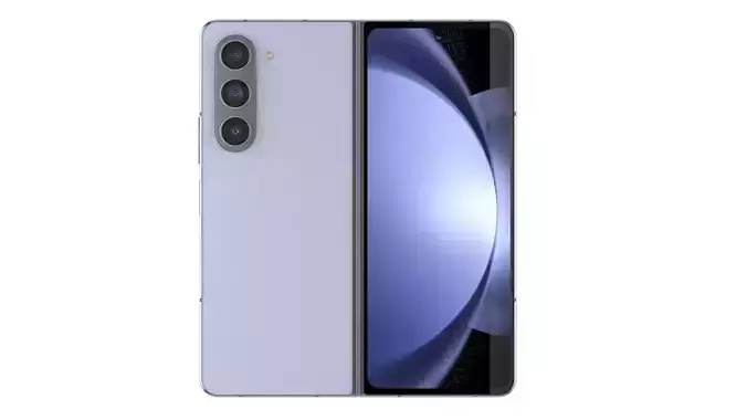 Samsung Galaxy Z Fold 5 Blue  3D model