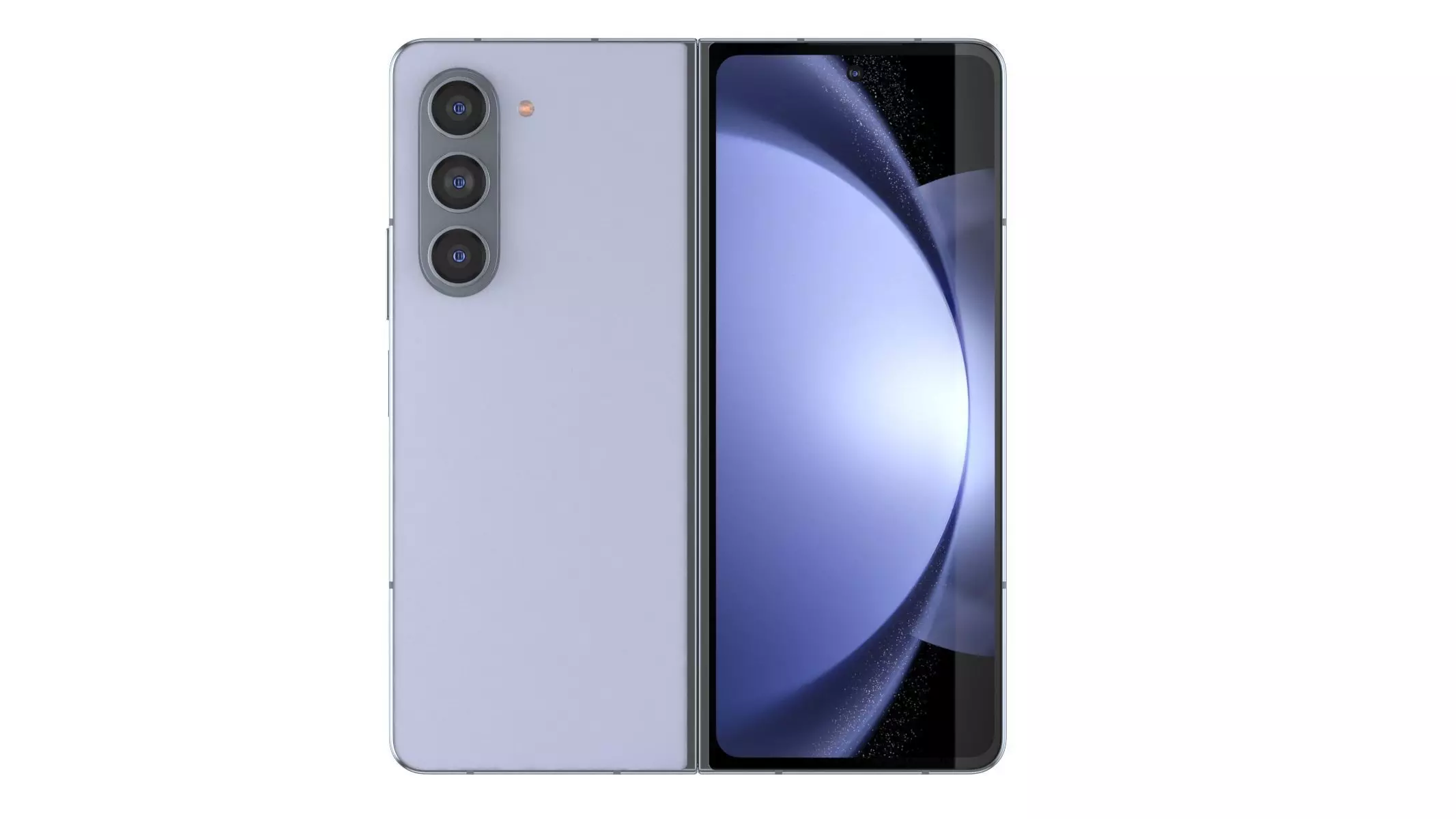 Samsung Galaxy Z Fold 5 Blue  3D model_0