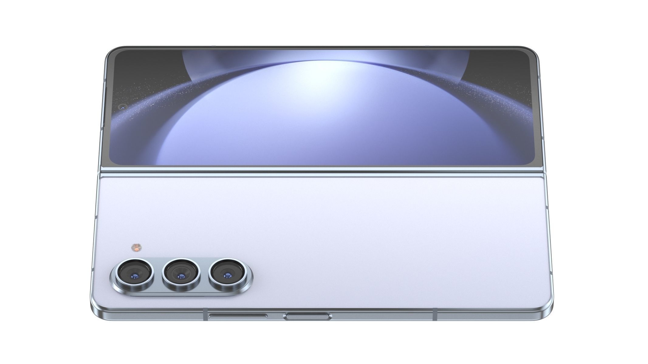 Samsung Galaxy Z Fold 5 Blue  3D model_2