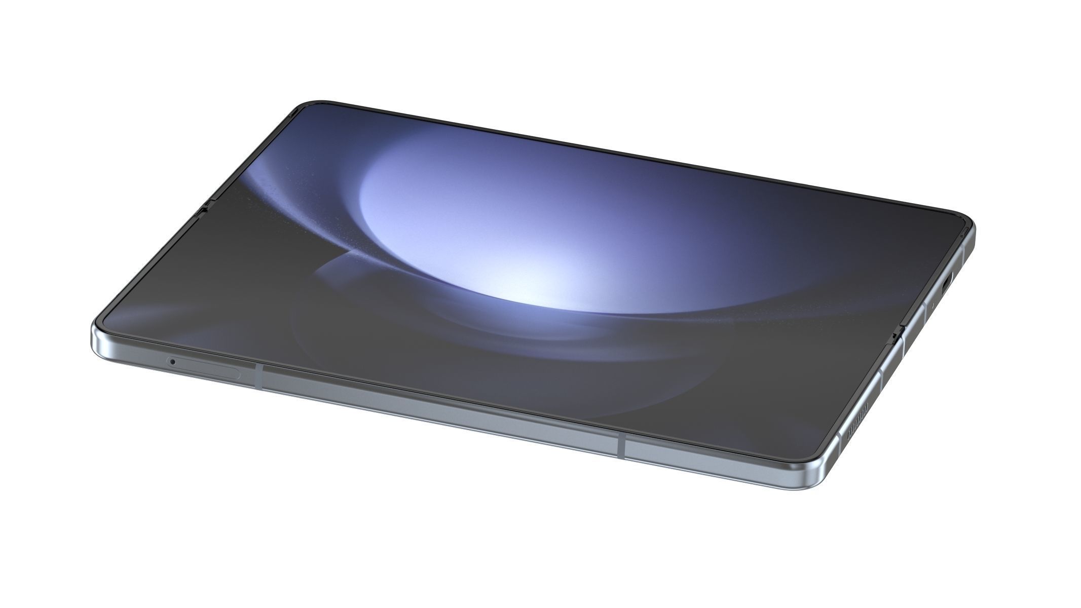Samsung Galaxy Z Fold 5 Blue  3D model_4
