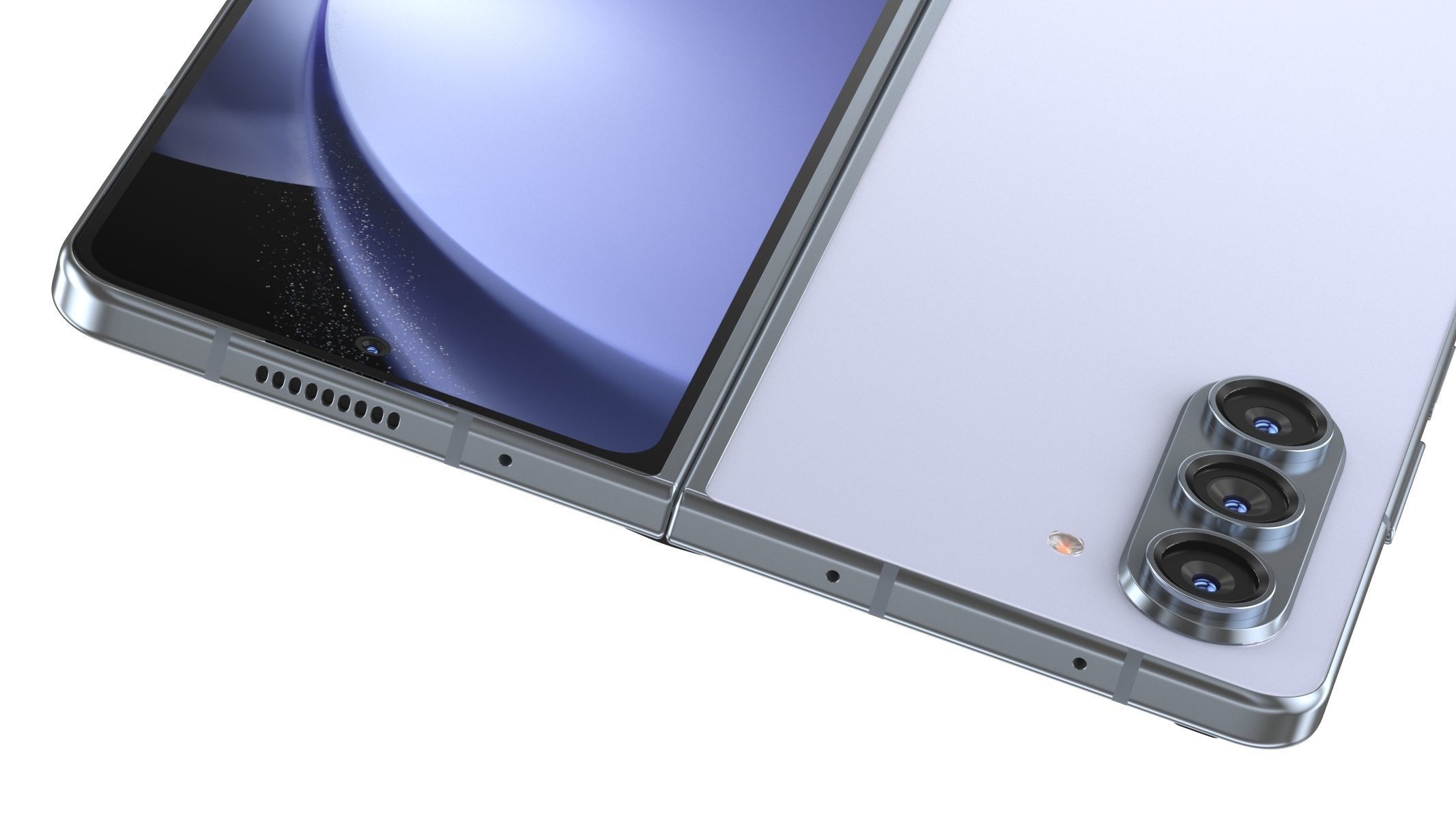 Samsung Galaxy Z Fold 5 Blue  3D model_6