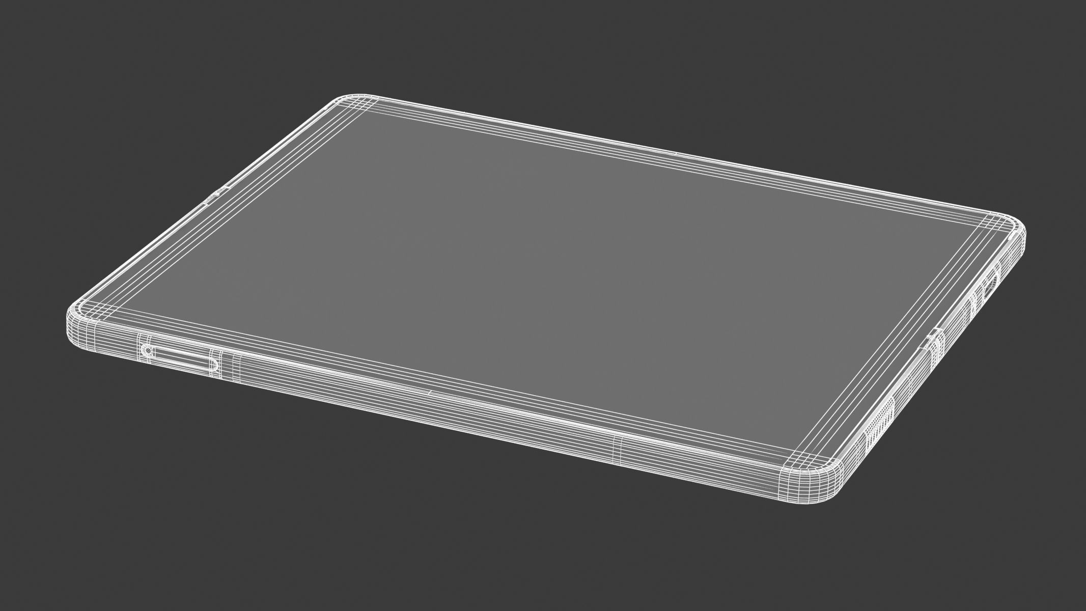 Samsung Galaxy Z Fold 5 Cream 3D model_14