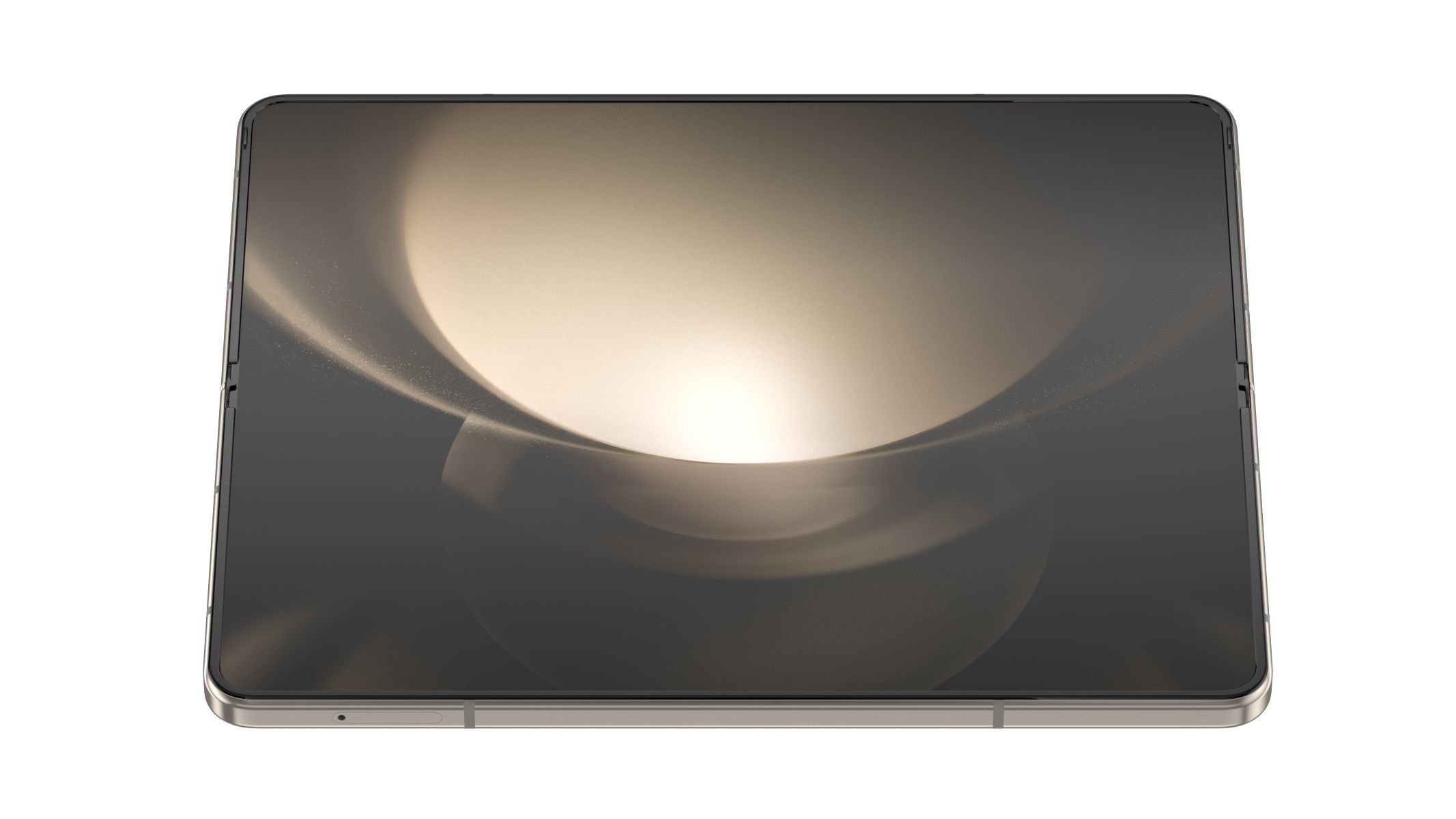 Samsung Galaxy Z Fold 5 Cream 3D model_3