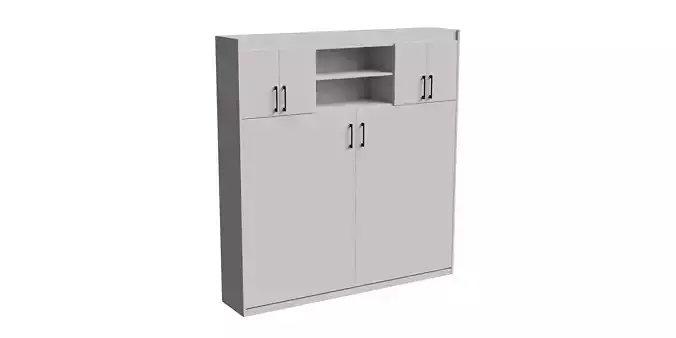 White Cabinet Drawers Wall Bed Closed