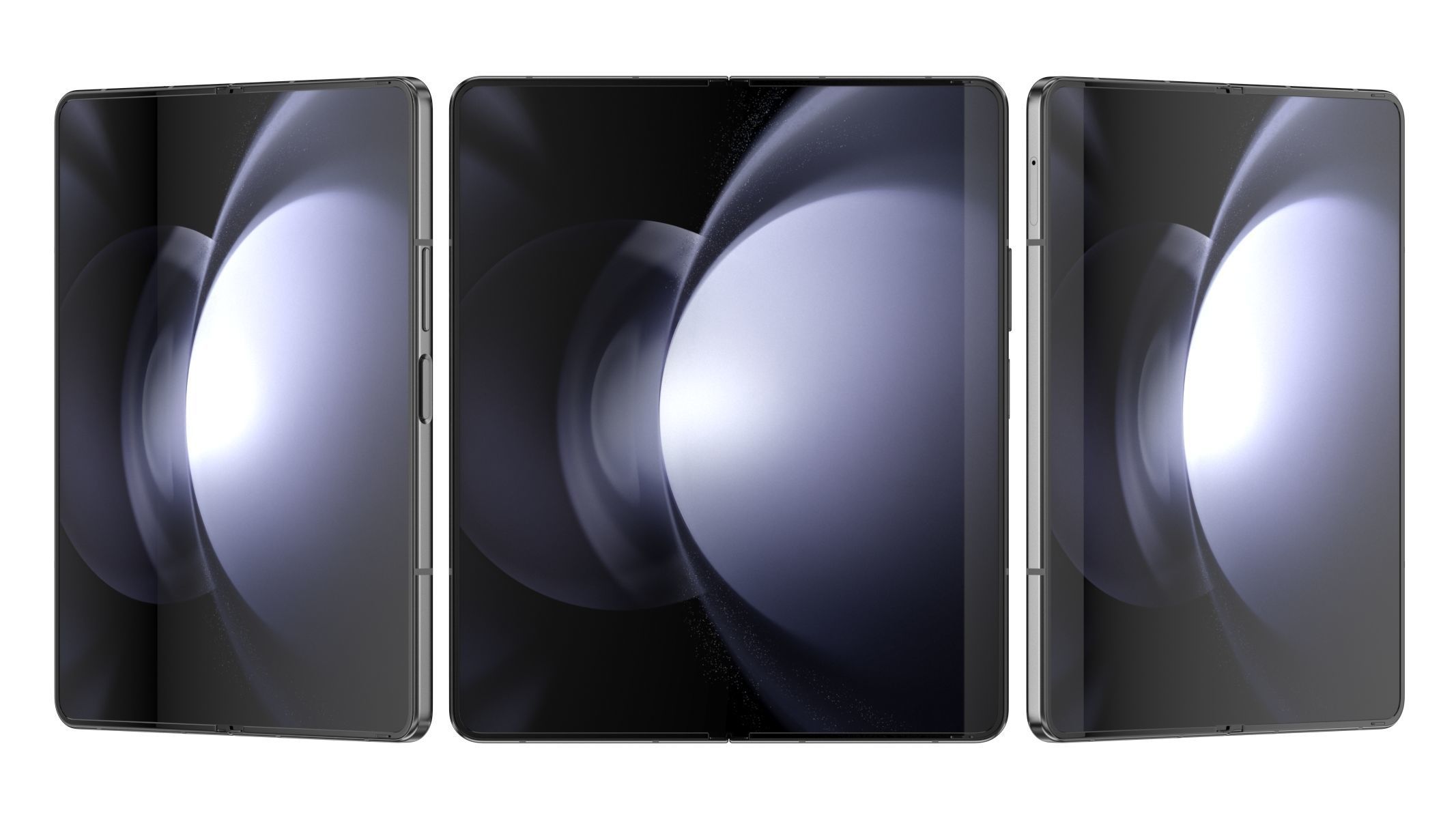 Samsung Galaxy Z Fold 5 Phantom Black 3D model_7