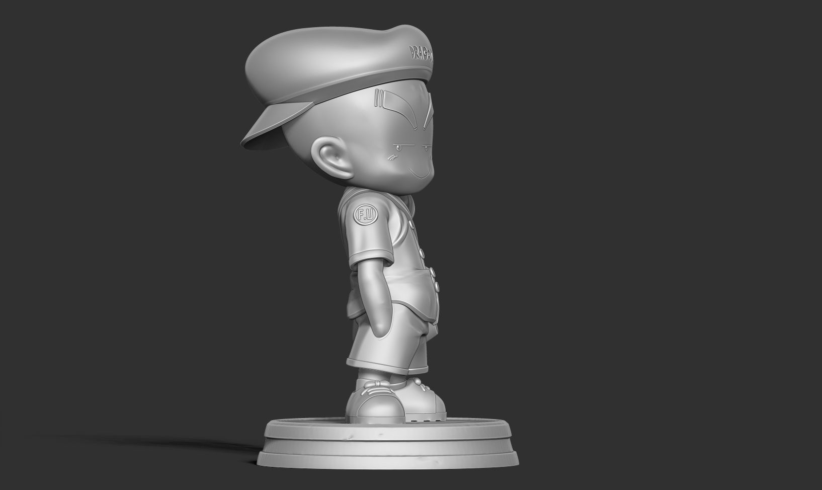 Naughty Krillin 3D print model_15