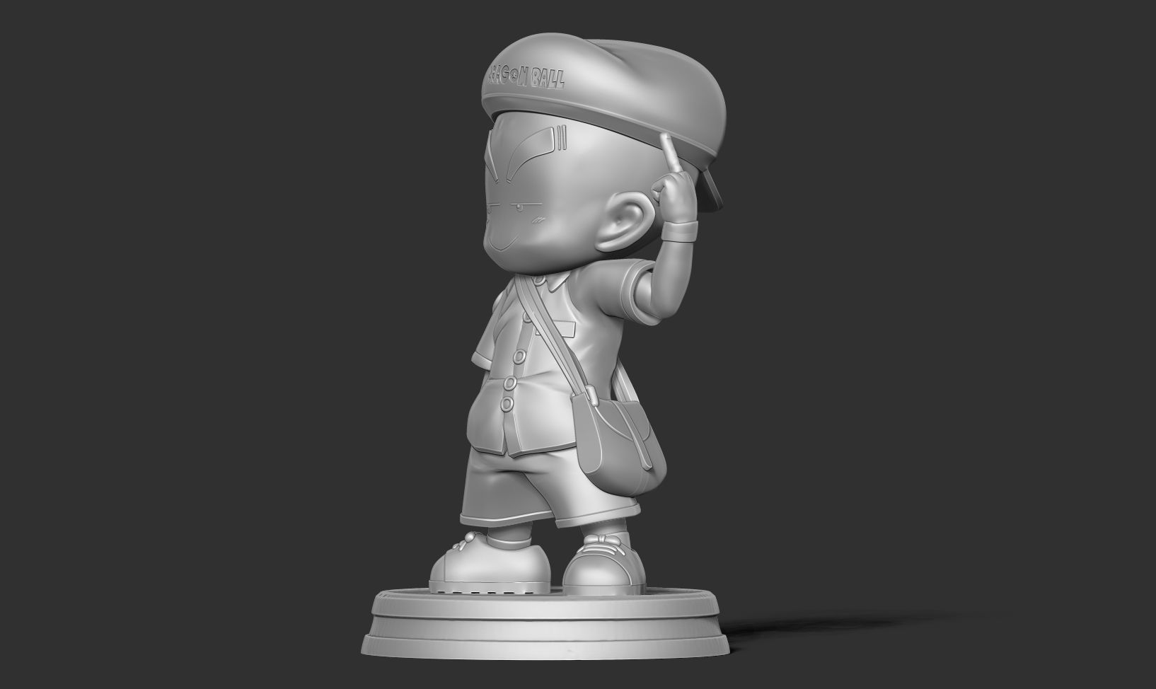 Naughty Krillin 3D print model_13