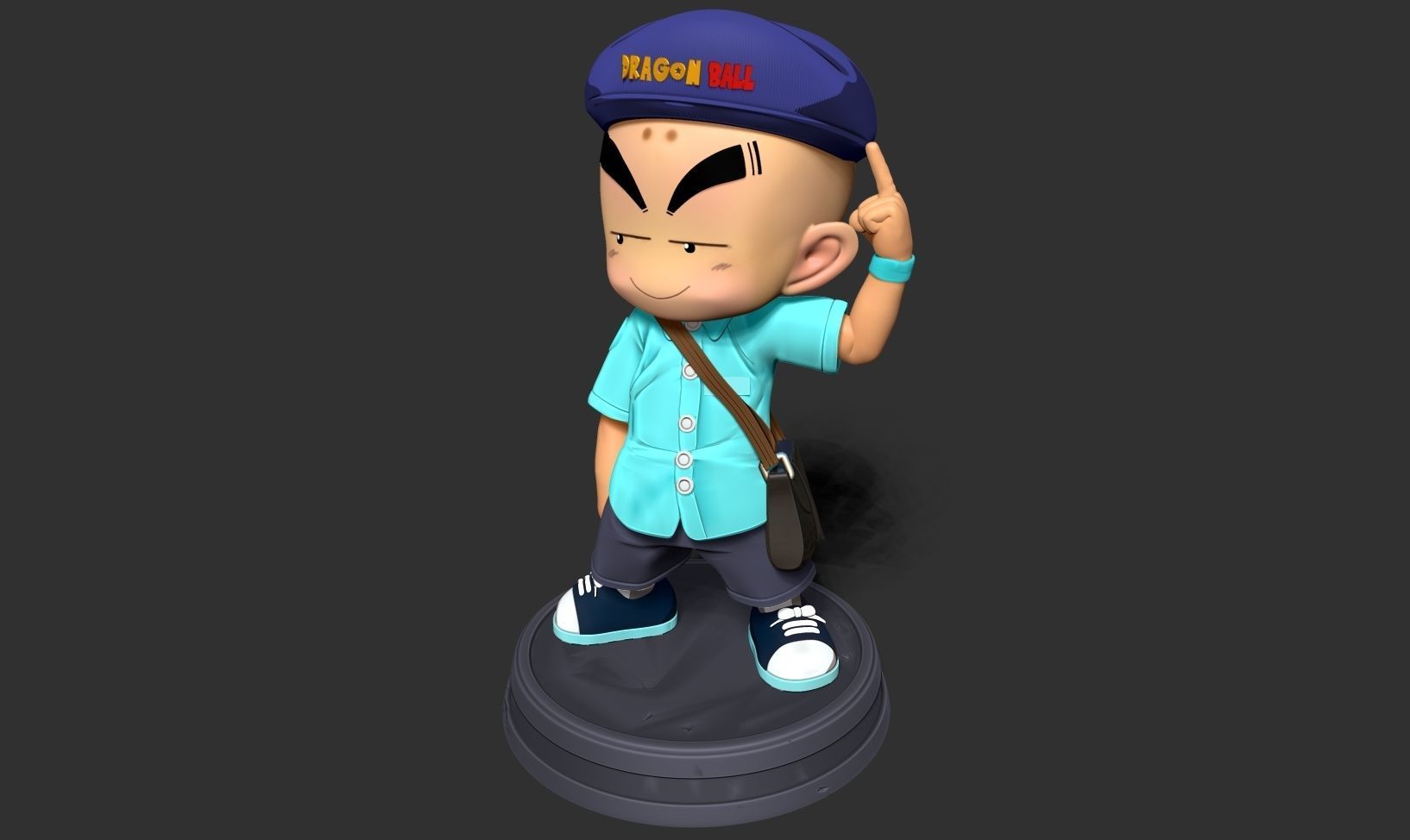 Naughty Krillin 3D print model_18