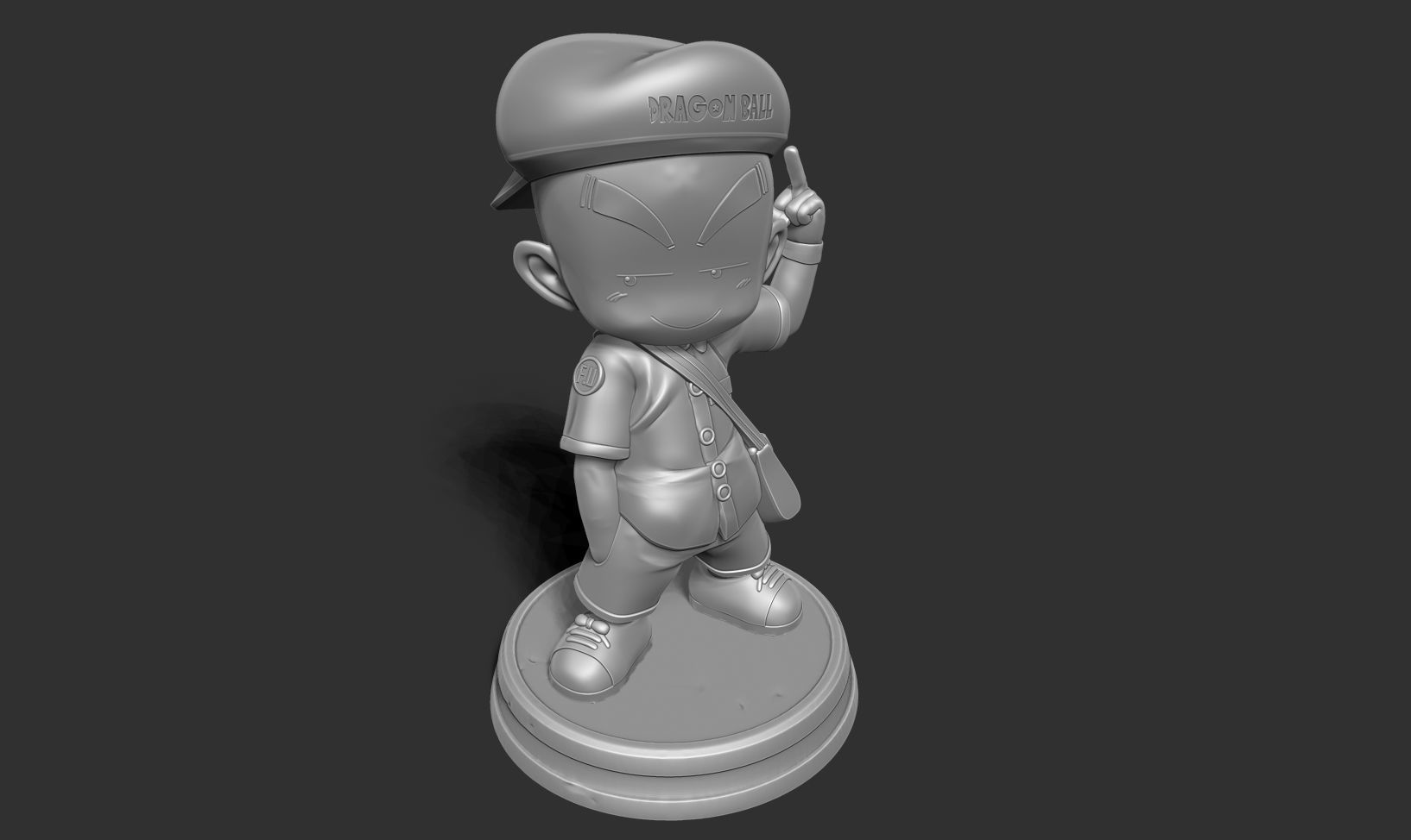 Naughty Krillin 3D print model_17