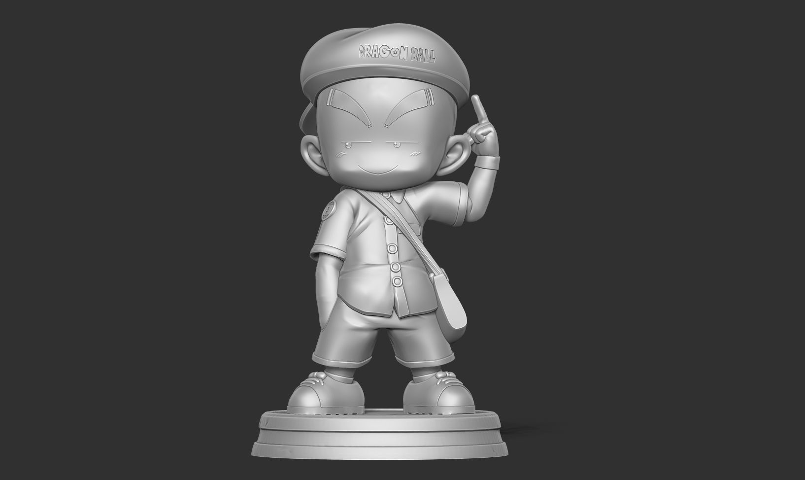 Naughty Krillin 3D print model_11