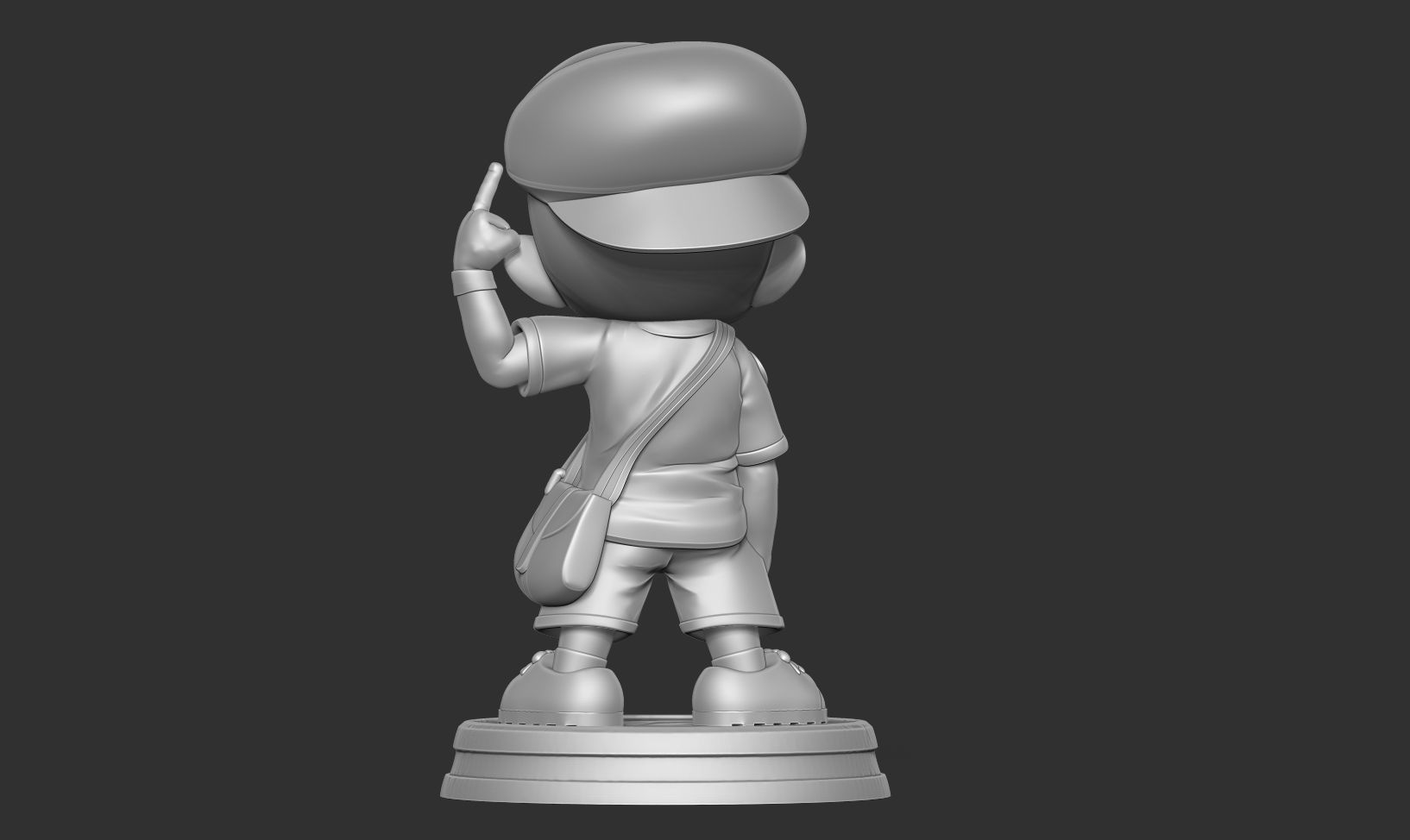 Naughty Krillin 3D print model_9