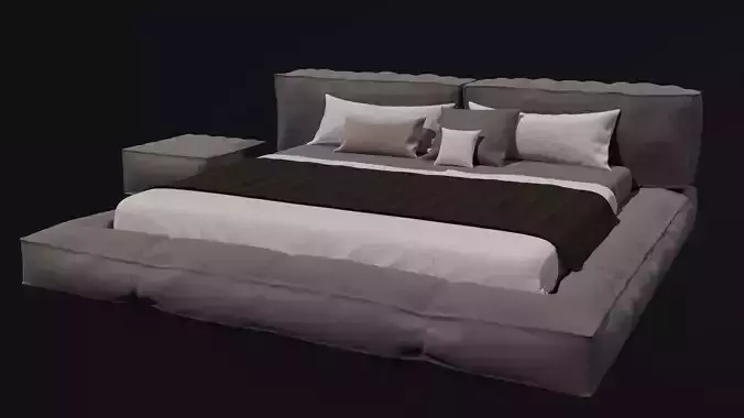 Soft jersey bed 2600x2500