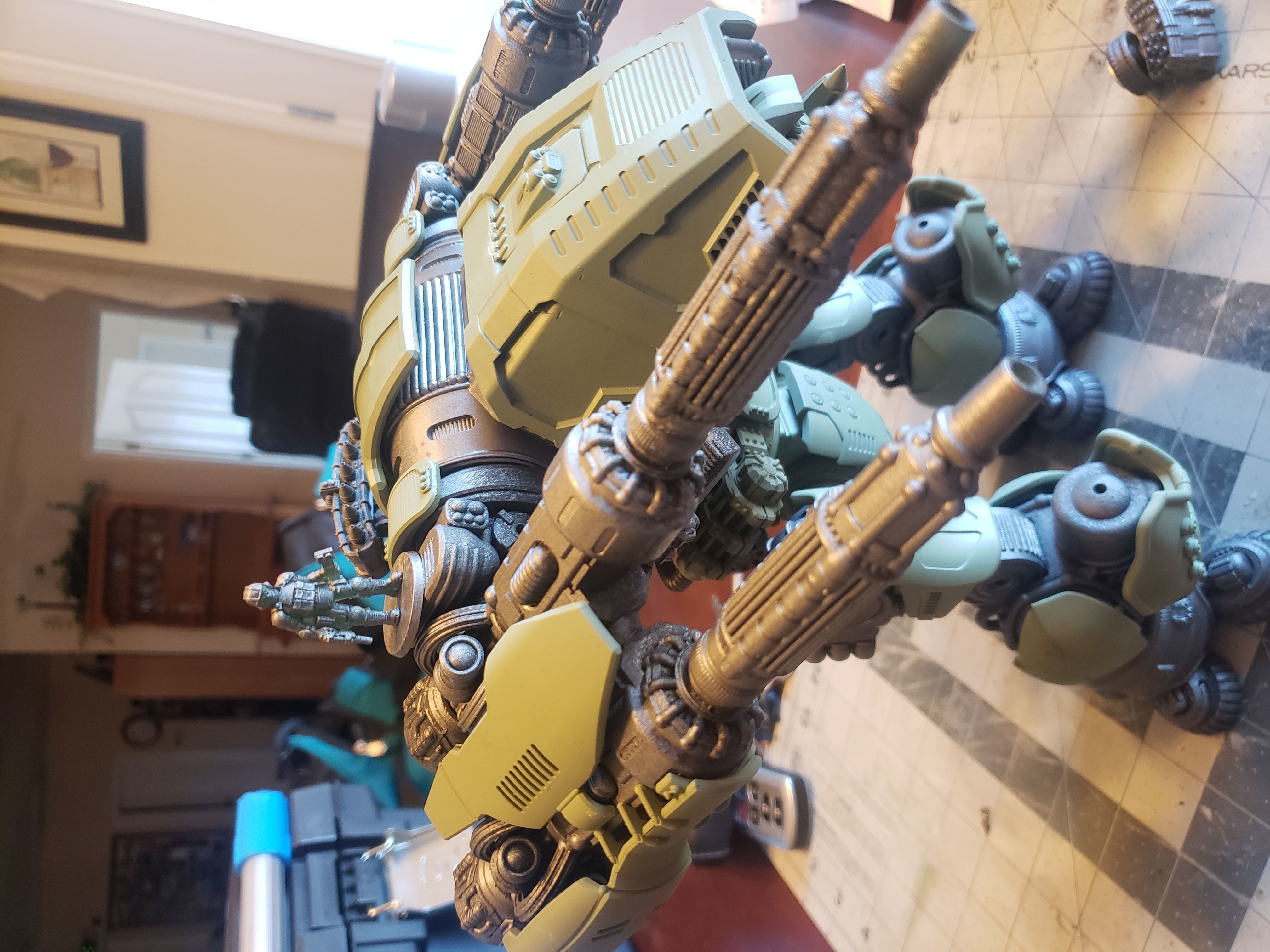 Project Gigante-Superheavy Fire Support Mech in 28mm 3D print model_3