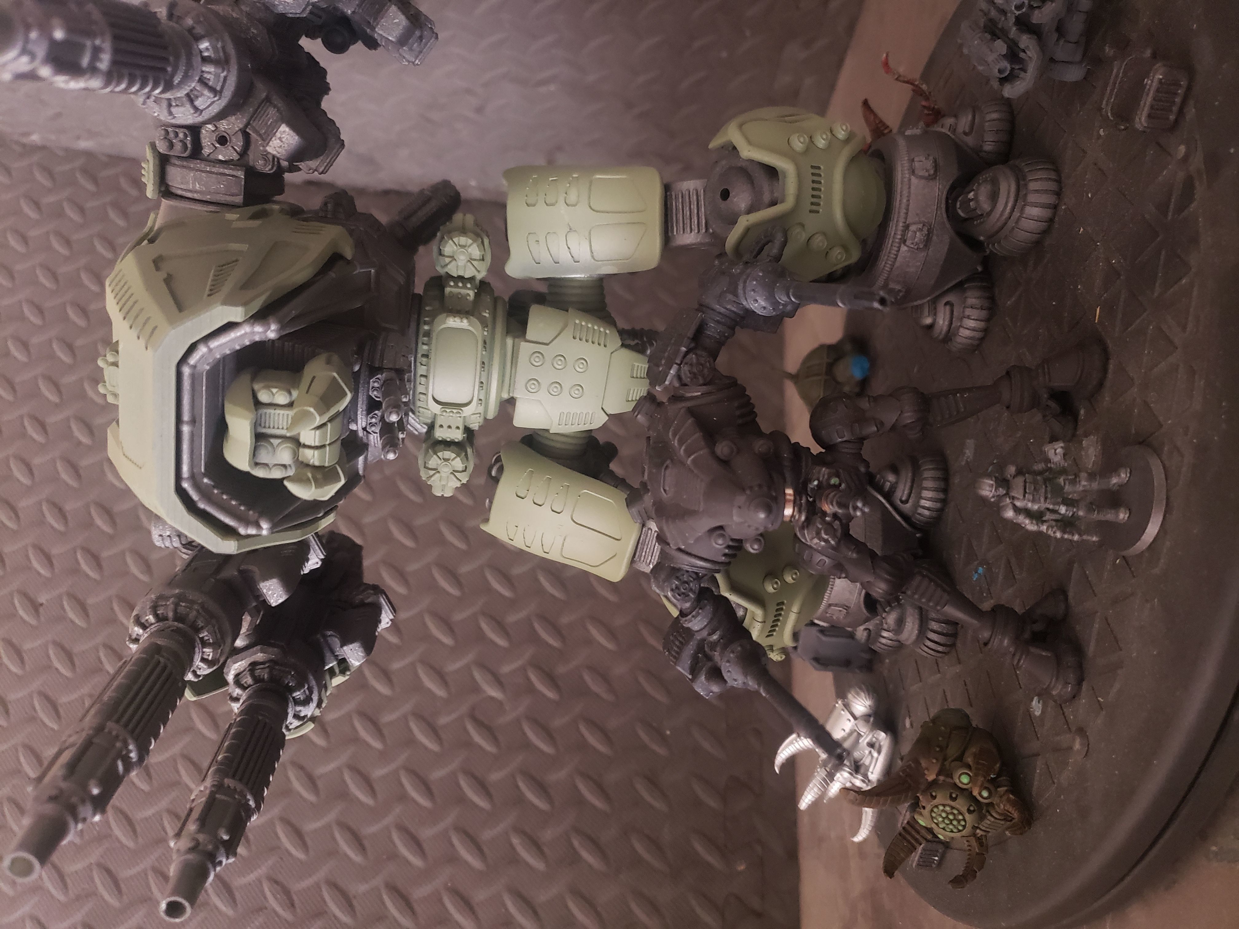 Project Gigante-Superheavy Fire Support Mech in 28mm 3D print model_20