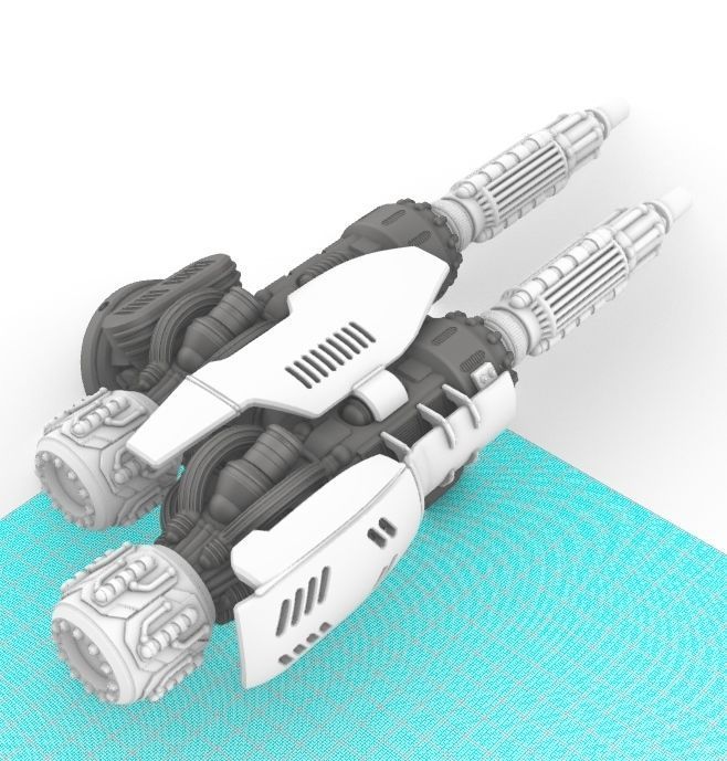 Project Gigante-Superheavy Fire Support Mech in 28mm 3D print model_6