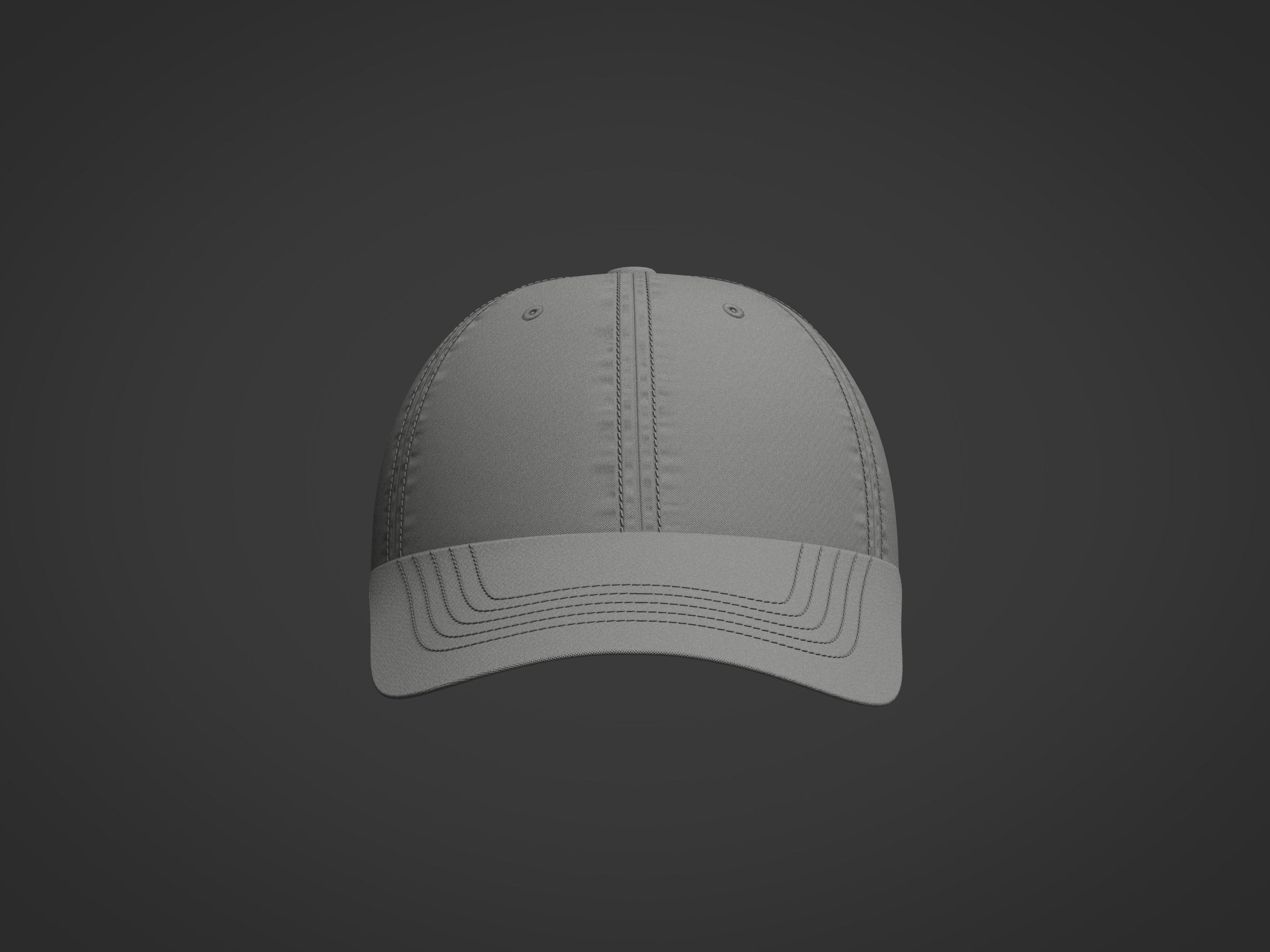 Baseball Hat 3d Model 3D model_6