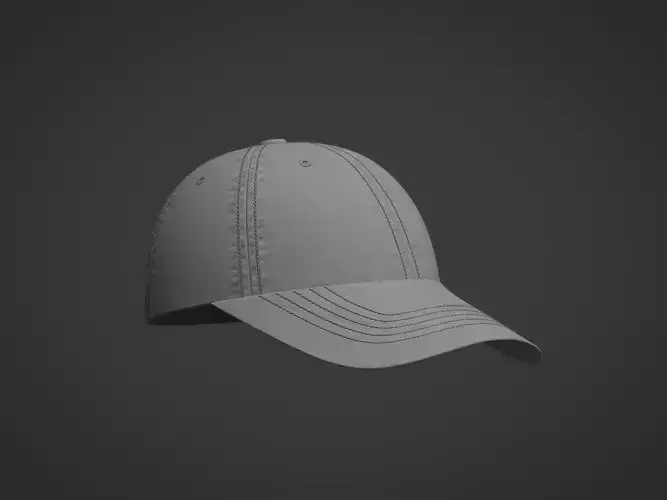 Baseball Hat 3d Model
