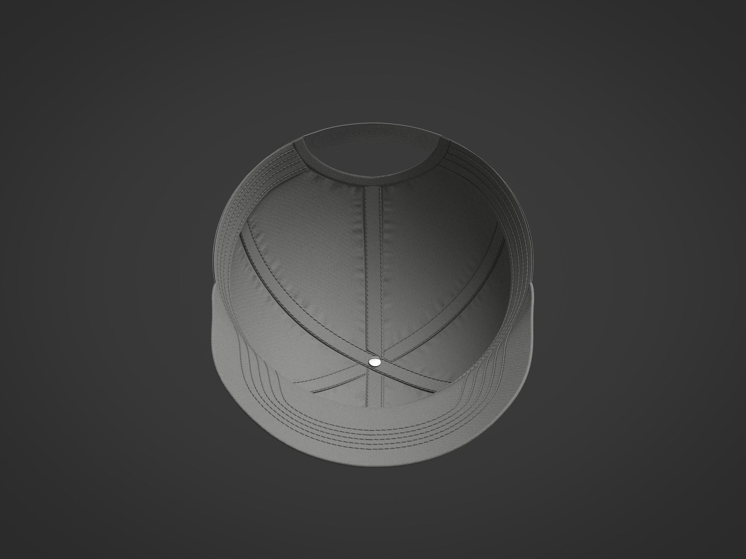 Baseball Hat 3d Model 3D model_9