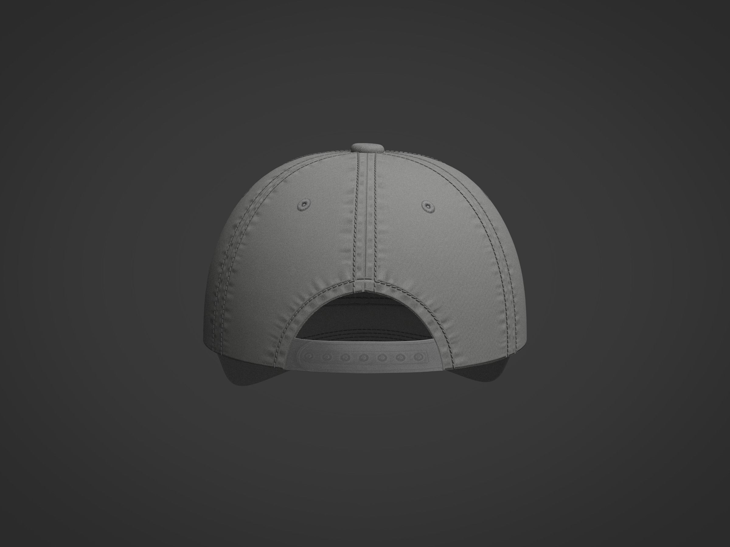 Baseball Hat 3d Model 3D model_10