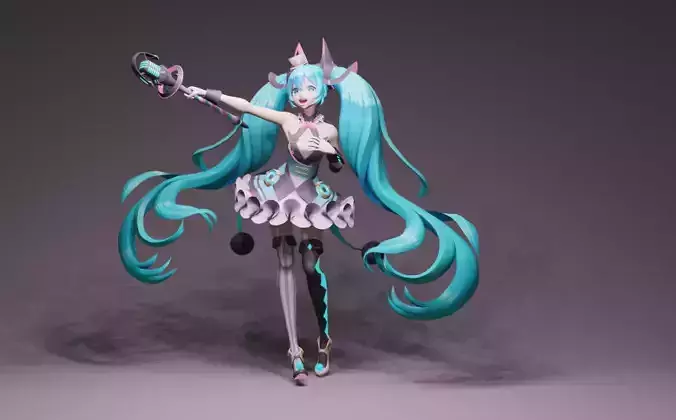Anime Character - Circus Miku