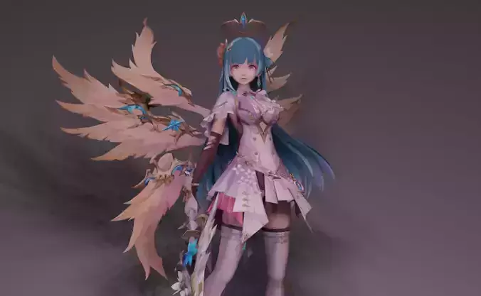 Anime Character - FF Raziel