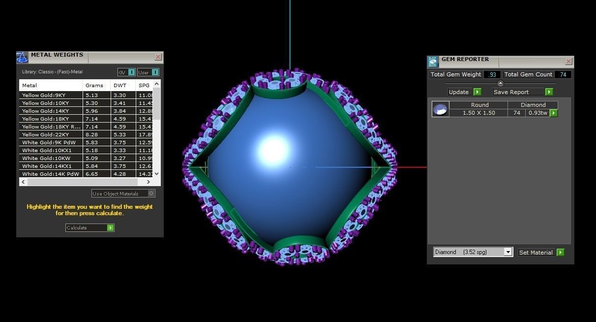 Women Pearl Ring 3dm STL OBJ FBX Render Details 3D print model_3
