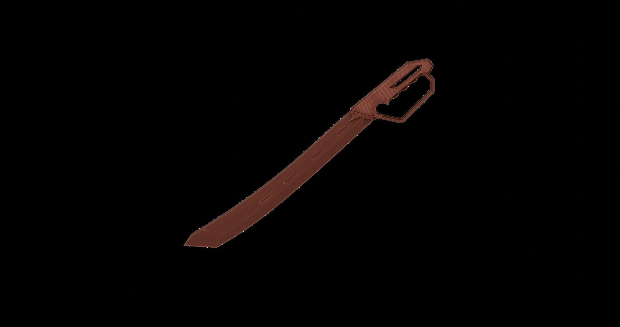 UC Naval Cutlass from Starfield 3D print model_3