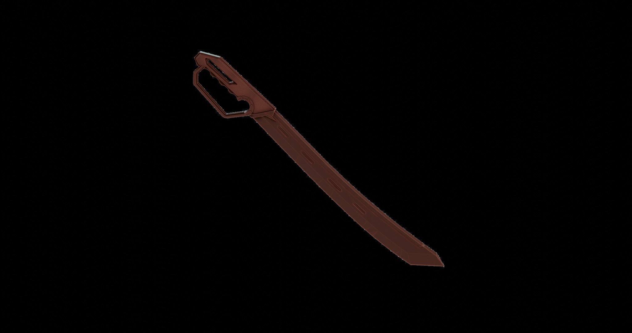 UC Naval Cutlass from Starfield 3D print model_1