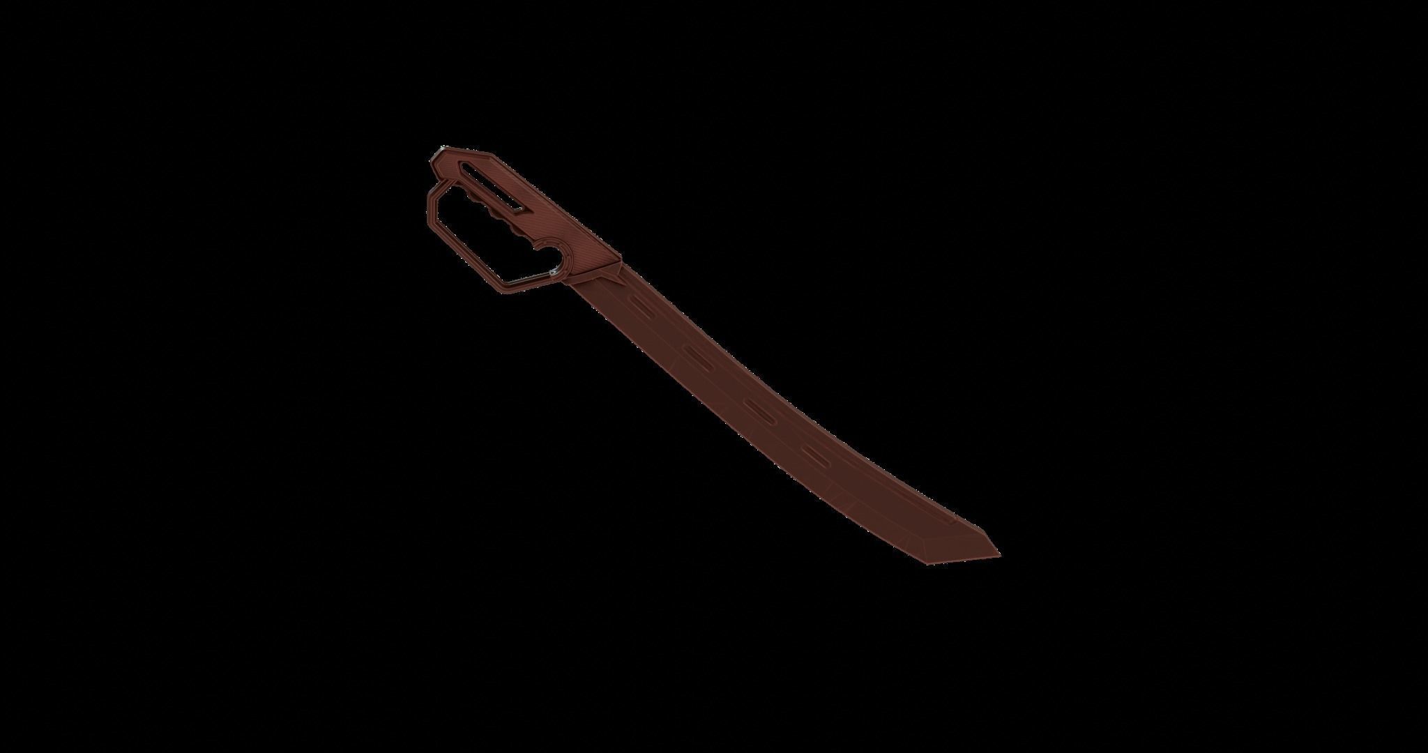 UC Naval Cutlass from Starfield 3D print model_5