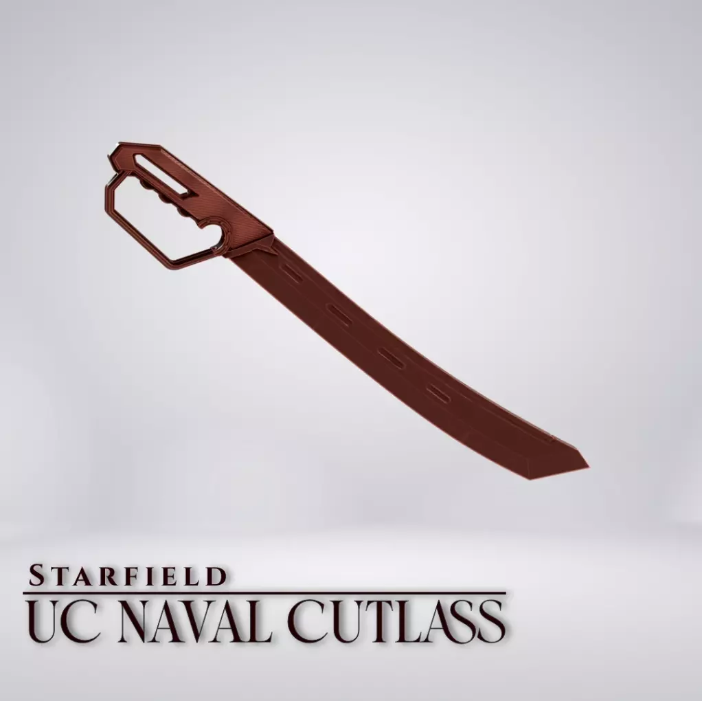 UC Naval Cutlass from Starfield 3D print model_0