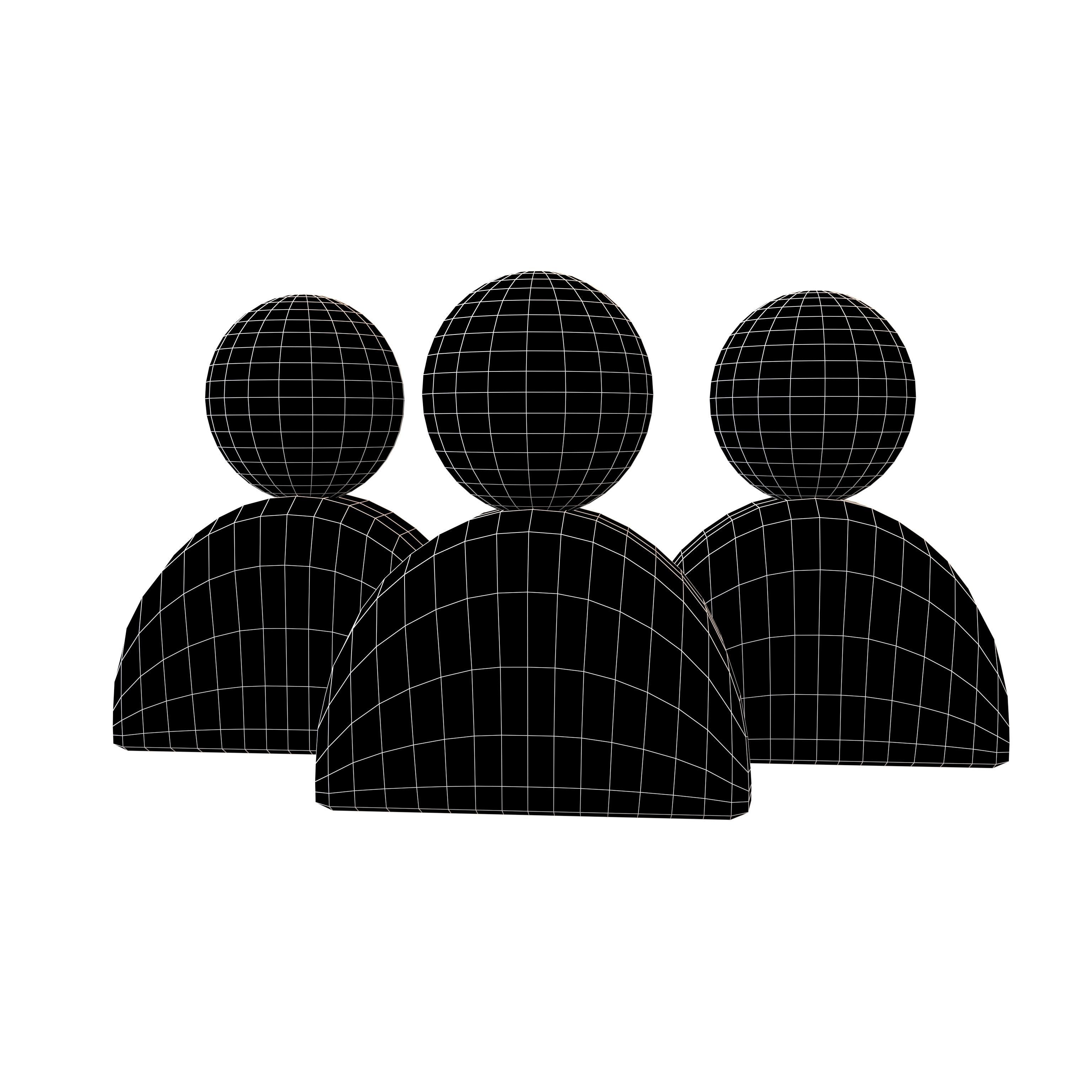 3D model Group User Icon v1 001 VR / AR / low-poly | CGTrader